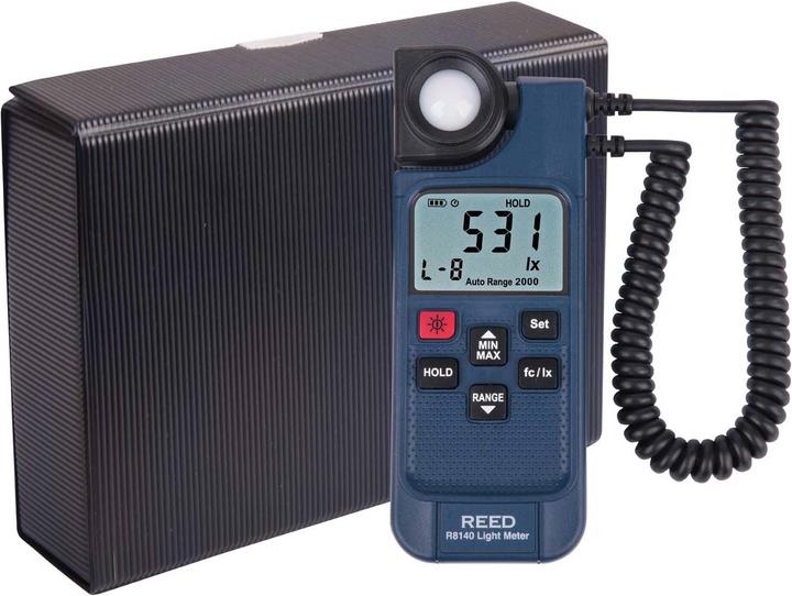 Actual product image Reed Instruments REED R8140 LED Luxmeter with removable measuring probe