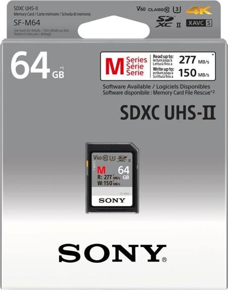 Produktbild Sony Sf-M64 (64 GB, SDXC, U3, UHS-II)