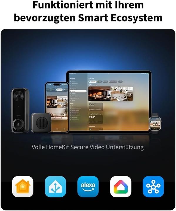 Produktbild Aqara Türklingel-Kamera G400 mit Chime und 2K HD (WLAN)