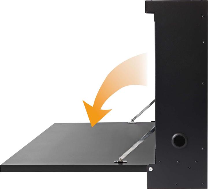 Image du produit Wiltec Établi mural pliant 912x200x610mm 50kg max Acier Verrouillable Accrochage (69 cm, 91.20 cm)