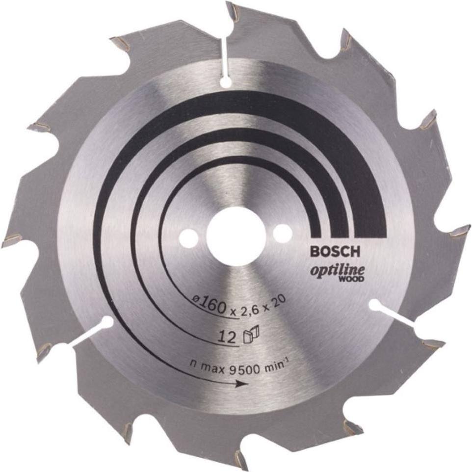 Bosch Professional Zubehör, Sägeblatt, PRO Wood Kreissägeblatt, 160 x 2.6 x 20 mm