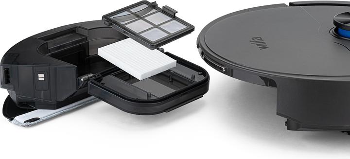 Actual product image Wilfa Innobot RVC-B4LIN Robot Vacuum Cleaner, black (4000 Pa, Wiping cloth)