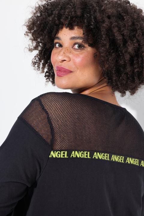 Actual product image Angel of Style Sweatshirt with mesh insert and inscription tape (52)