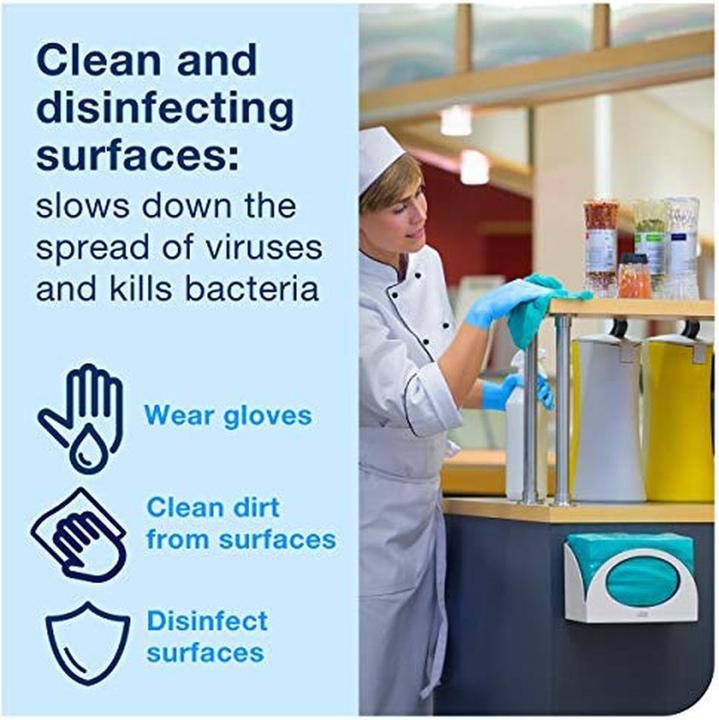 Immagine prodotto Tork Low-Lint Cleaning Cloths Blue 8x75 (75 pz.)