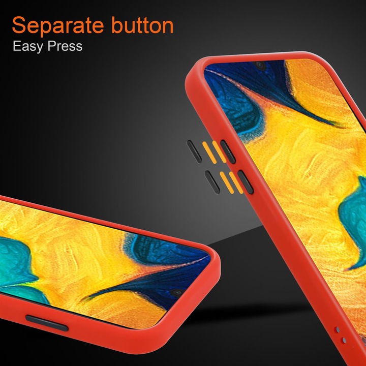 Produktbild Cadorabo Hybrid Matt Cover (TCL A30, Samsung Galaxy M10s, Samsung Galaxy A20)