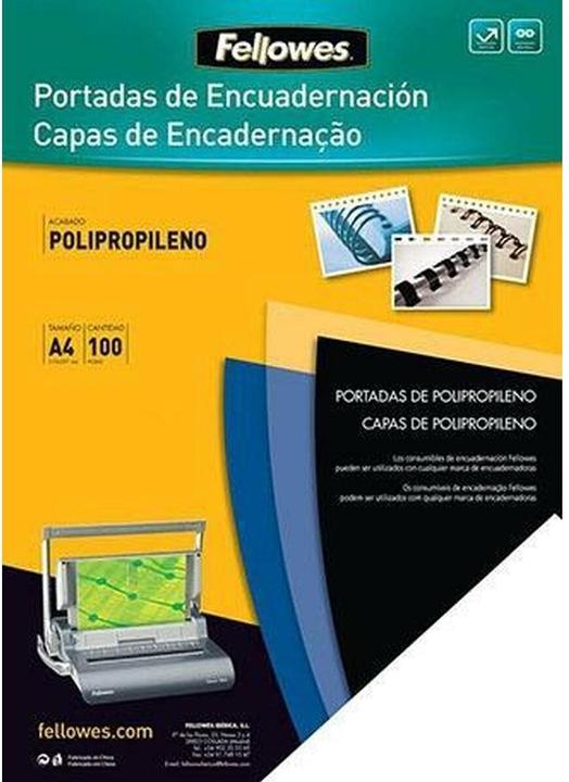 Actual product image Fellowes Cover 100 pieces bookbinding transparent Din A4 polypropylene