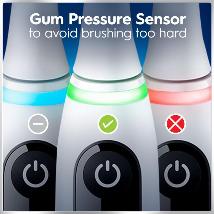 Produktbild Oral-B Oral B - iO6 Electric Toothbrush - Grey - 2 Brush Heads, Premium Travel Case