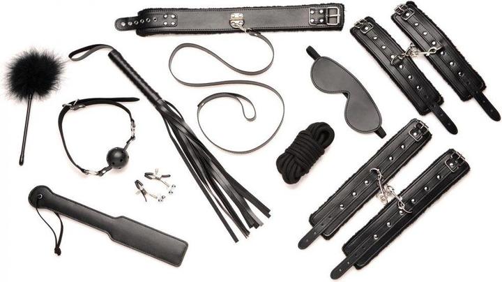 Produktbild Master Series Hook Up 10 Piece Plush Bondage Set