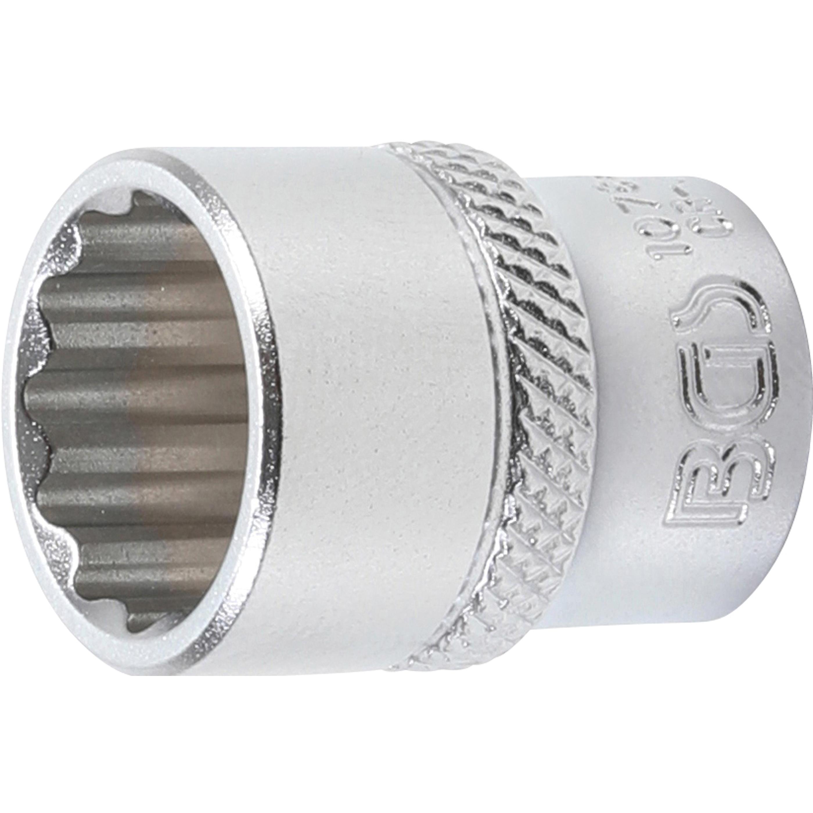 BGS, Steckschlüssel + Stecknuss, Steckschlüssel-Einsatz Zwölfkant Antrieb Innenvierkant 6,3 mm (1/4") SW 14 mm (14 mm)