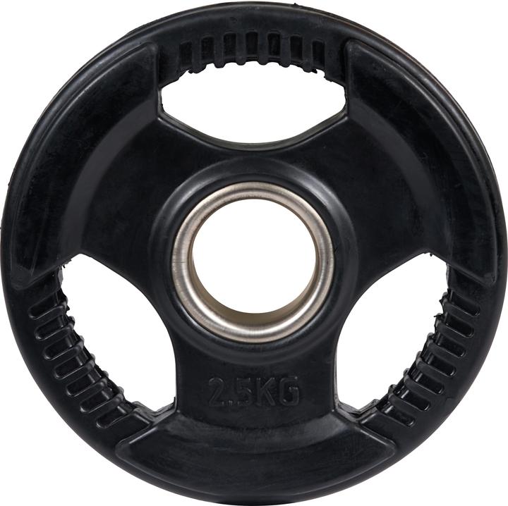 Sport-Thieme Hantelscheibe Wettkampf, gummiert, 50 mm (7 x 2.5 kg)