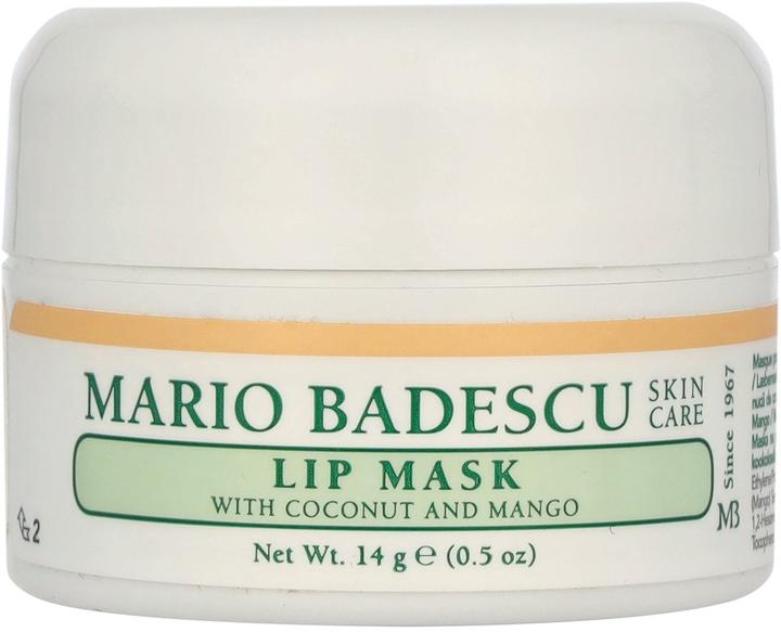 Immagine prodotto Mario Badescu Maschera labbra con cocco e mango - 14 grammi (Stick per la cura delle labbra, 14 ml)