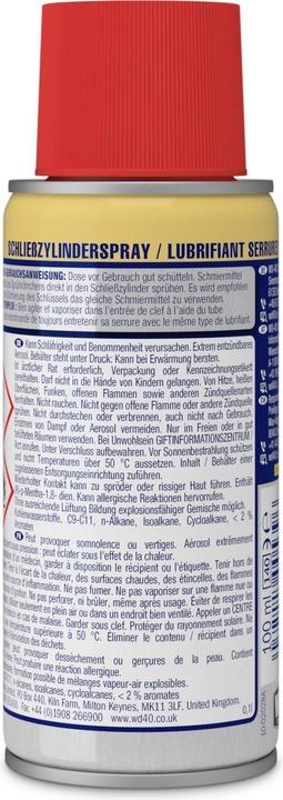 Immagine prodotto WD-40 Spray speciale per cilindri di serratura (100 ml)