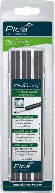 Produktbild Pica Ersatzminen BIG-Dry ST SB (12 Stück, Schwarz, 0.50 mm)