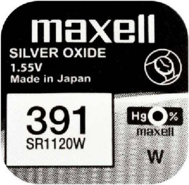 Immagine prodotto Maxell Pila a bottone SR1120W 10 pezzi (10 pz., SR55, 55 mAh)