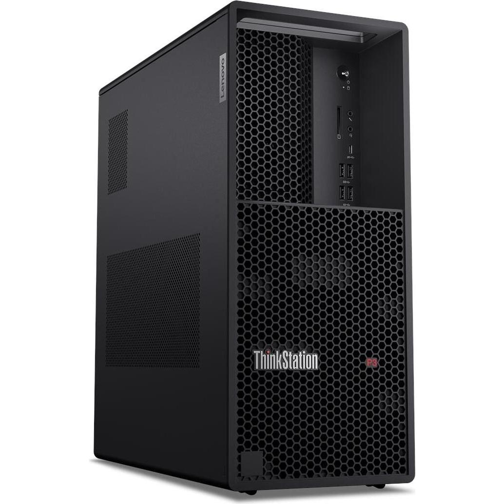 Lenovo ThinkStation P3 Tower Gen 2, Notebook Ersatzteile, Schwarz