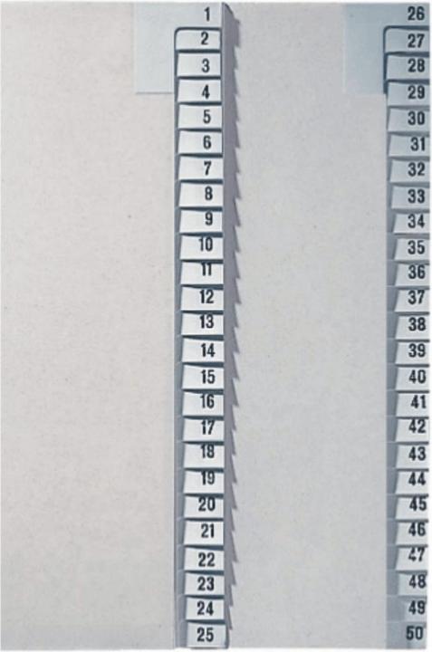 Nutritional values and ingredients Leitz Register Paper