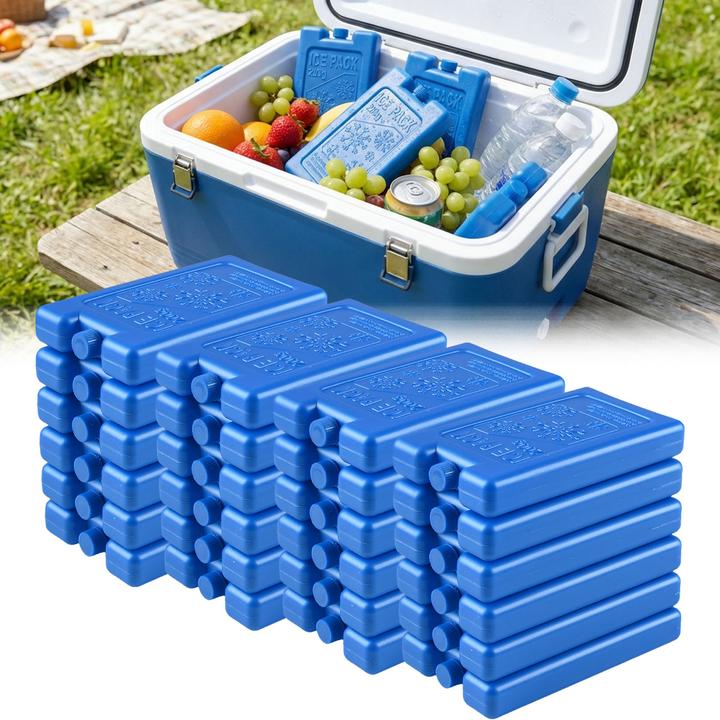 Comfort Aid 24er Set Kühlakkus für Kühltasche & Lunchbox – je 200g, Kühlelemente flach & wiederverwendbar