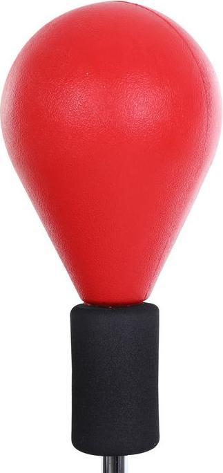 Immagine prodotto Swisshandel24 Punchingball mit Ständer, 136-154 cm höhenverstellbar Boxsack, Standboxball Rot (24 cm)