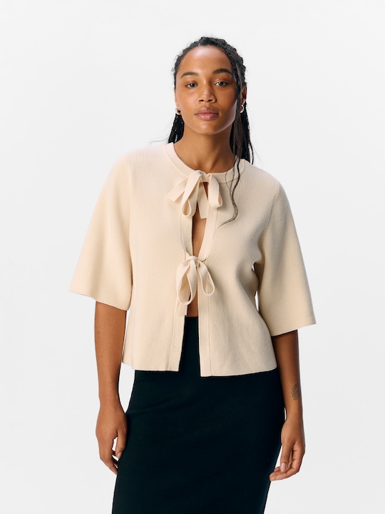 Image du produit Object Veste en tricot à manches courtes (XL)