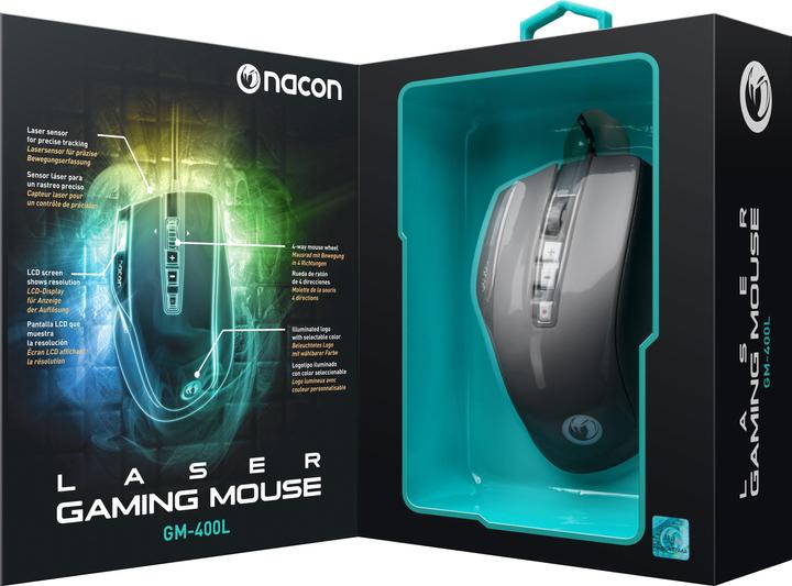 Image du produit Nacon Gaming Souris de jeu laser Nacon GM-400L (Filaire)