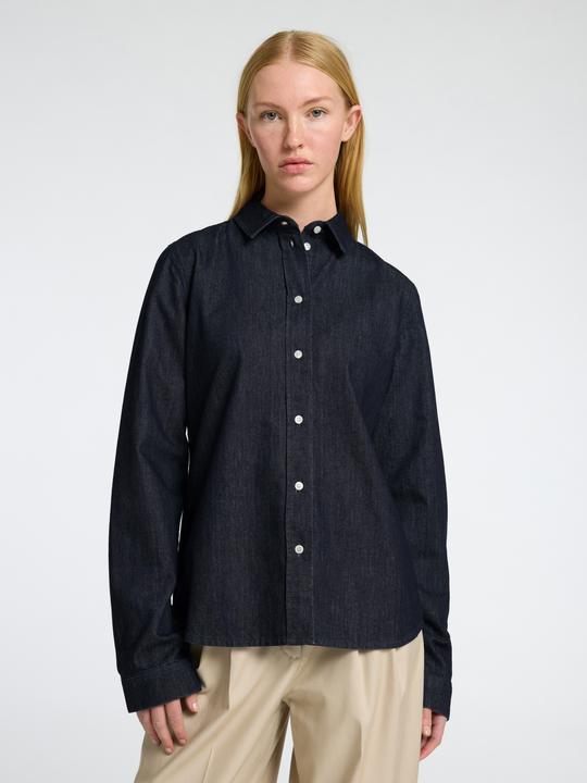 Produktbild Selected Femme Körperbetontes Langarm Jeanshemd (40)