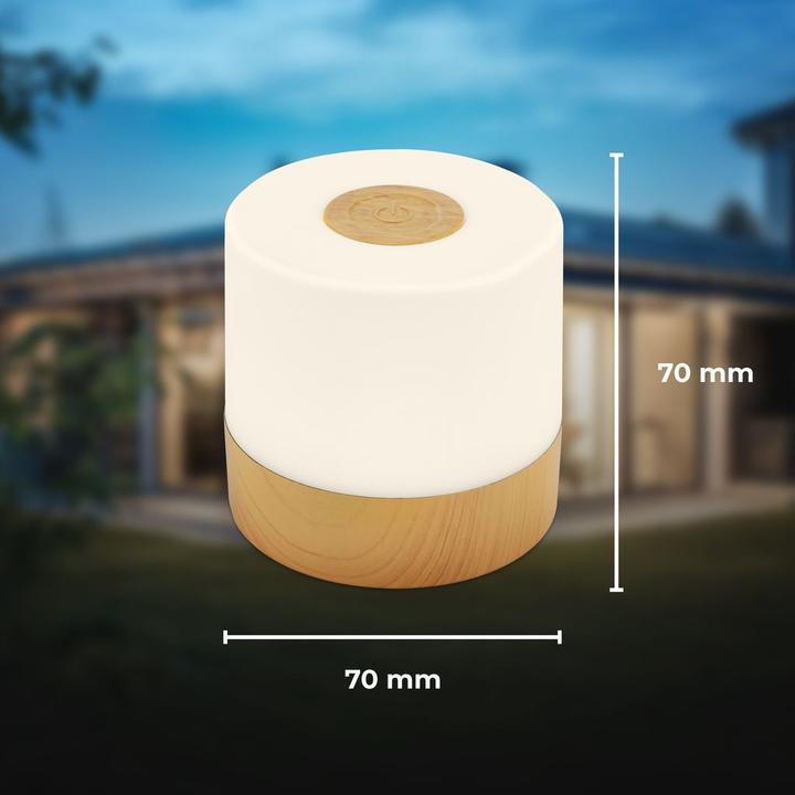 Produktbild B.K.Licht Akku LED Tischleuchte (150 lm)