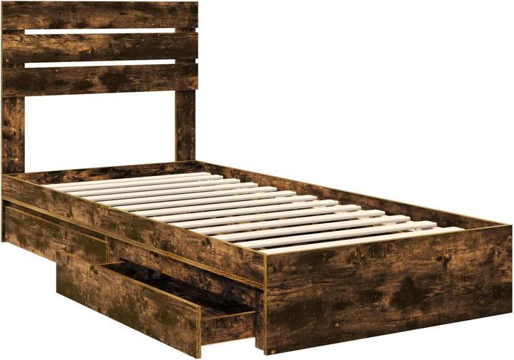 Produktbild vidaXL Aufbewahrungsbettgestell (90 x 190 cm)
