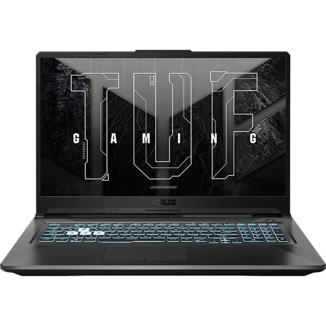 ASUS TUF Gaming A17 RTX 2050 (17.30", 512 GB, 16 GB, DE, AMD Ryzen 5 7535HS), Notebook, Schwarz
