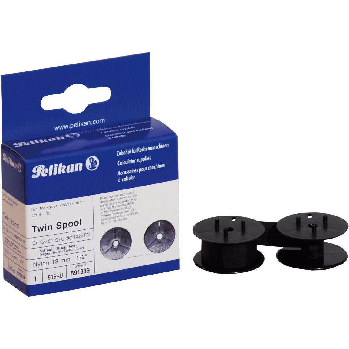 Pelikan, Beschriftungsband, Farbband Nylon (1.30 cm, Schwarz)