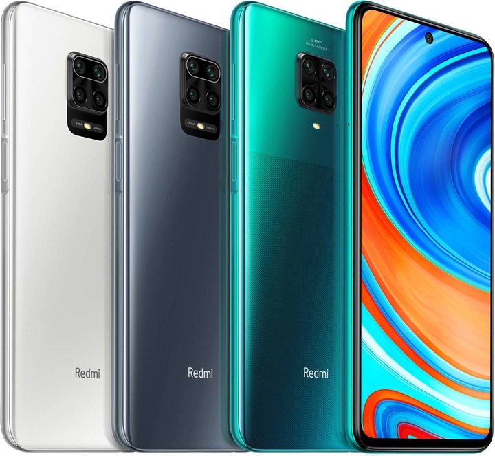 Produktbild Xiaomi Redmi Note 9 Pro (64 GB, Tropical Green, 6.67", Dual SIM + SD, 64 Mpx, 4G)