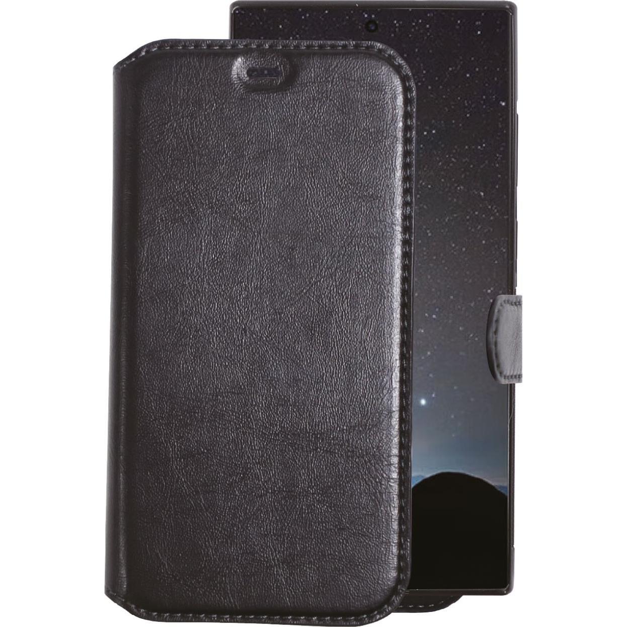 Champion 2-in-1 Slim Wallet Case Galaxy S23 Ultra (Samsung Galaxy S23 Ultra), Smartphone Hülle, Schwarz
