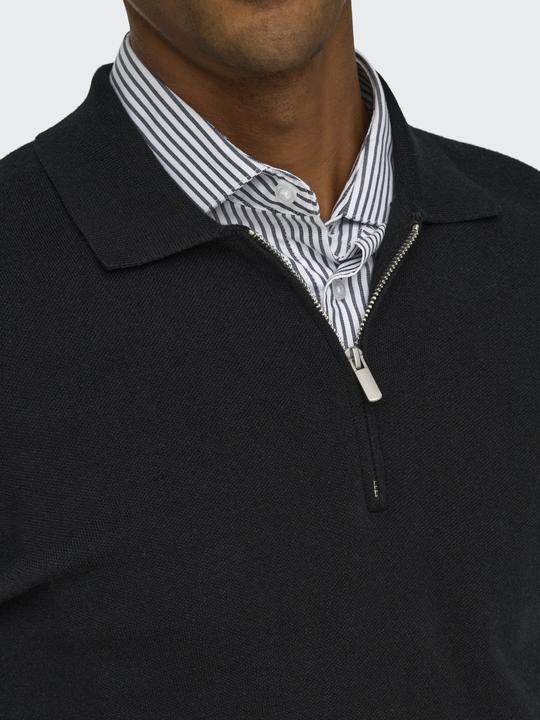 Produktbild Only & Sons Onscooper Reg Ls 12 Half Zip Polo (XL)