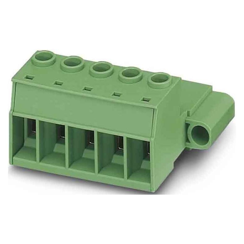 Phoenix Contact Contactdoosbehuizing kabel IPC Aantal polen Totaal 4 Afstand: 10,16 mm 1969470 50 st., Kabels + Stekkers, Groen