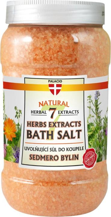 Actual product image Palacio Salzbad mit sieben Krutern, 1200 g (Bath pearls)