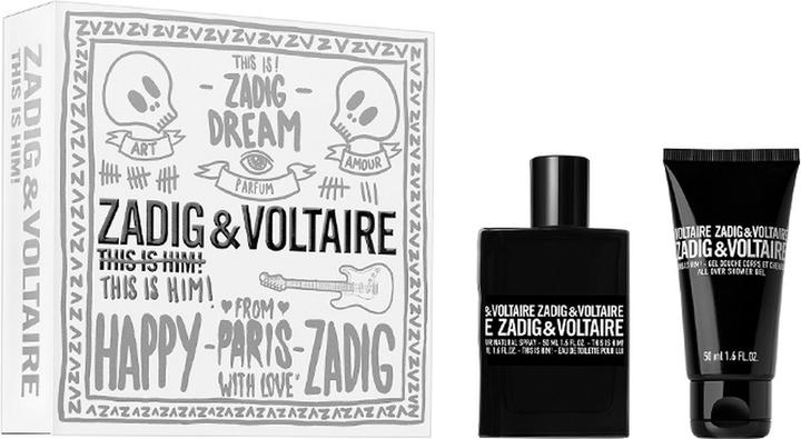 Image du produit Zadig & Voltaire This is Him! Noël 2023 Eau de Toilette 50 / Gel Douche (Eau de toilette, 100 ml)
