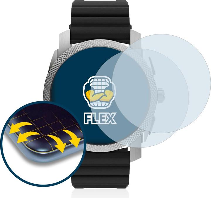 Productafbeelding BROTECT Volledig bedekkende screen protector (Gen 6 hybride machine (45mm))
