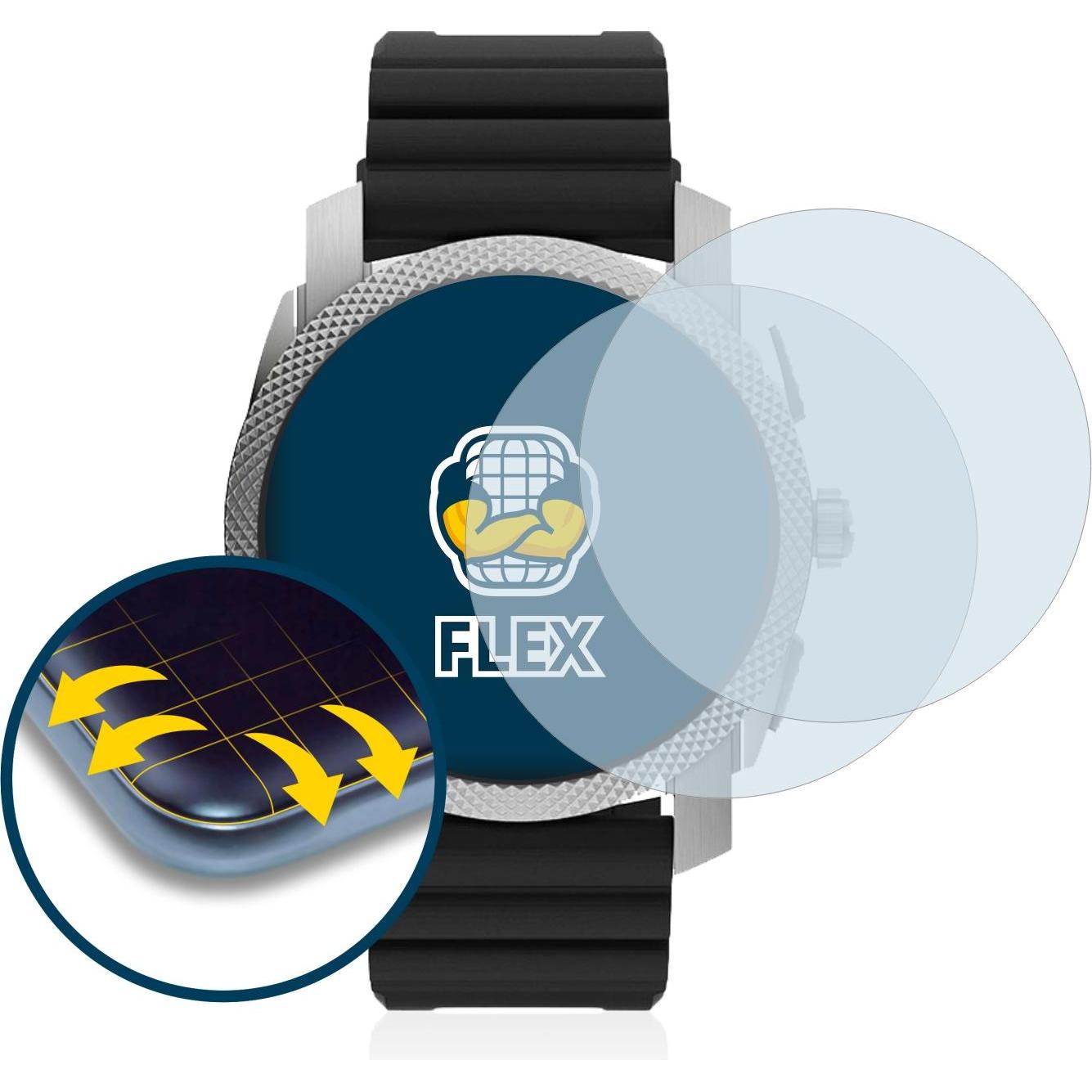 Thumbnail - BROTECT Full-Cover Displayschutz, Smartwatch Schutzfolie, Transparent