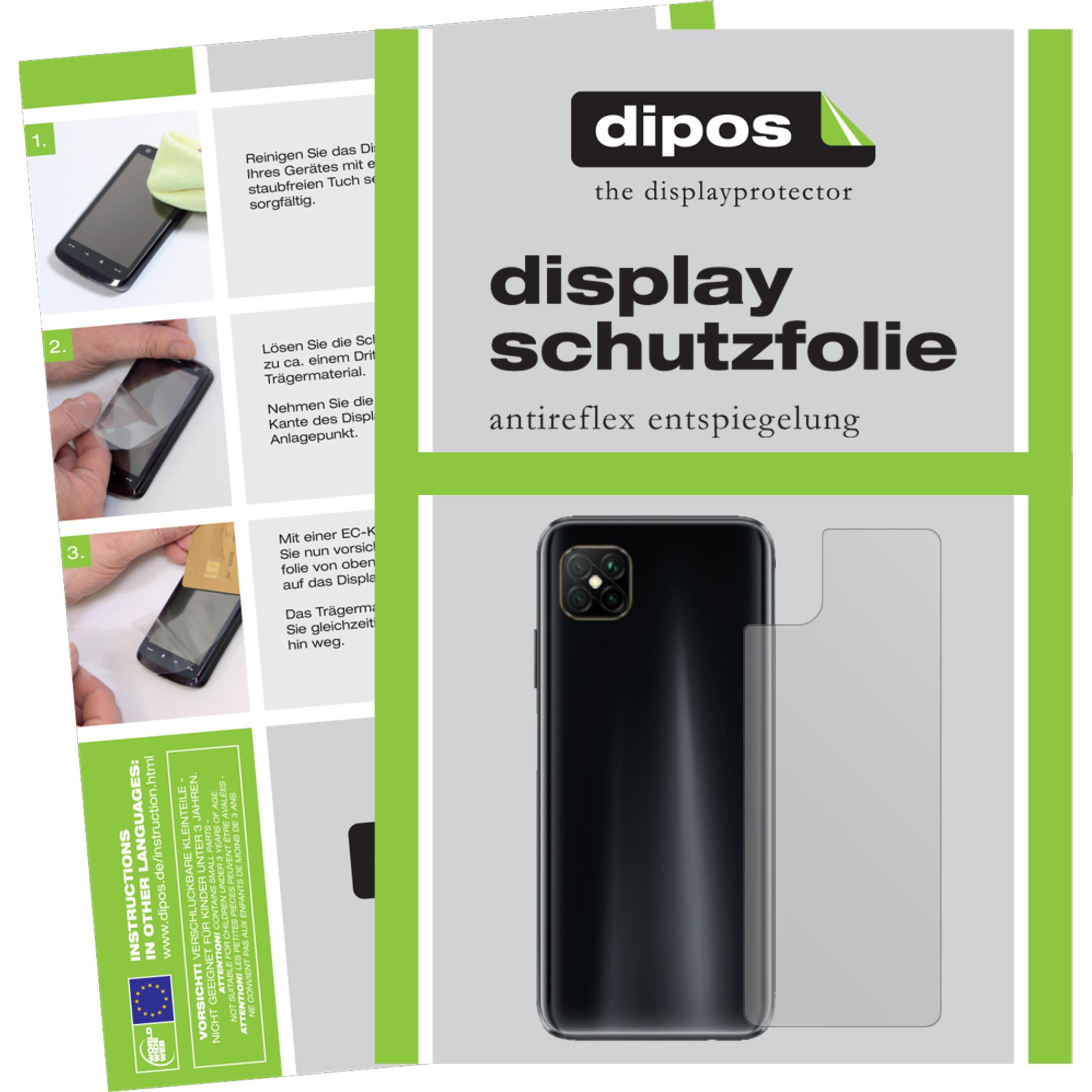 Dipos Displayschutzfolie Antireflex (1 Stück, Oppo A92s), Smartphone Schutzfolie, Transparent