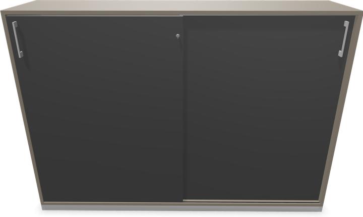 Actual product image Narbutas Choice sliding door cabinet (160 x 40 x 111.50 cm)