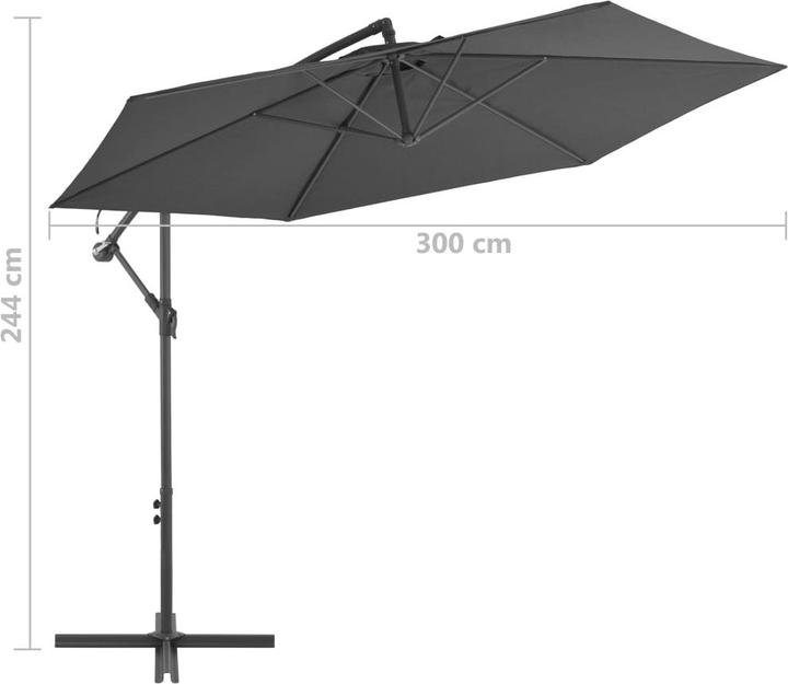 Image du produit vidaXL Sonnenschirm (1 m)