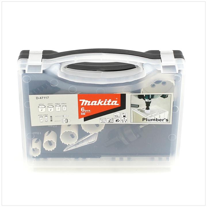 Actual product image Makita Hole saw set sanitary 6tlg (19, 22, 29, 38, 44, 57 millimetres)
