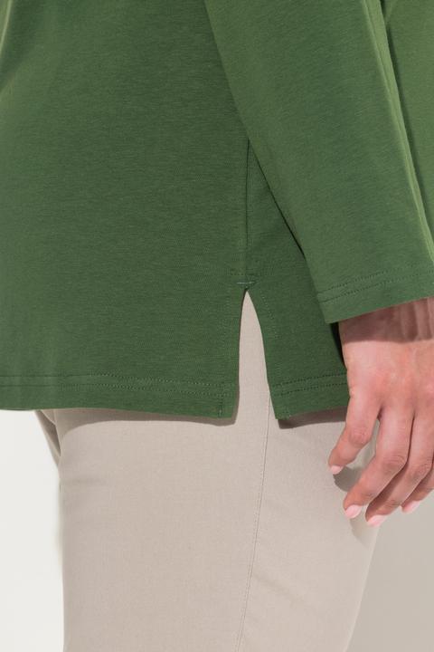 Immagine prodotto Ulla Popken Maglia classica con stampa grafica, scollo a girocollo e maniche lunghe (42, 44)