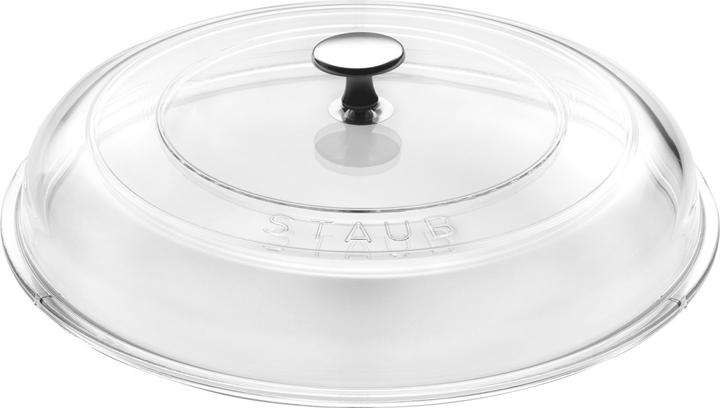 Staub Gewölbter Glasdeckel, 26 cm, rund | Glas | Transparent (26 cm, Glas)