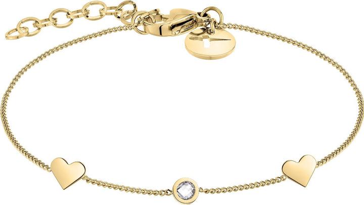 Image du produit Tamaris Bracelet Gentle gilded avec coeurs TJ-0041-B-21 (L) (17 cm, Acier inoxydable)