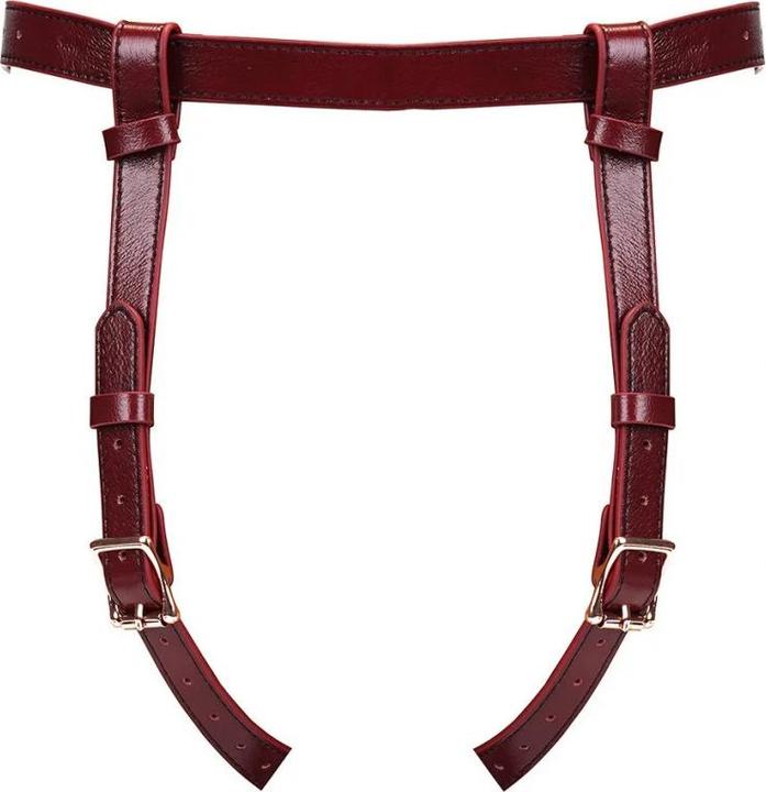 Actual product image Liebe Seele Wine Red - Strap On Harness