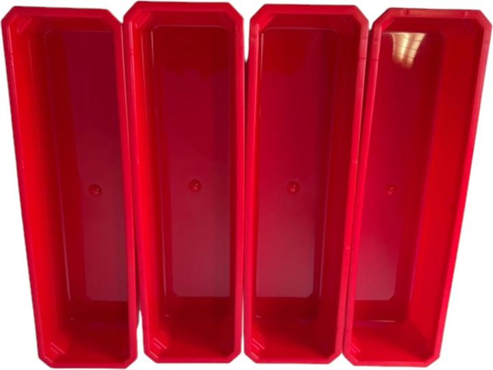 Actual product image Qbrick System Container Set No. 4 Workshop wall 39 x 35 cm with 4 containers for PRO Organiser 100