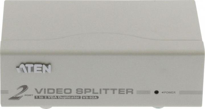 Produktbild Aten VS92A, 2 Port VGA Splitter mit Signalverstärker bis 30m