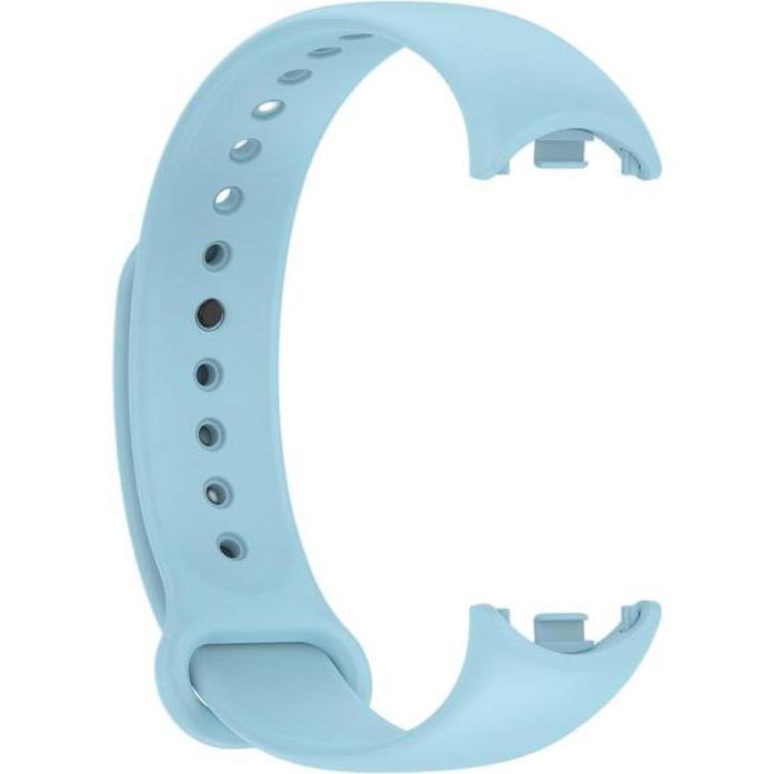 OEM Mi Band 9 / M9 / 8 / M8 (9) Silikonarmband, HELLBLAU (Silicone), Cinturini per orologi, Blu