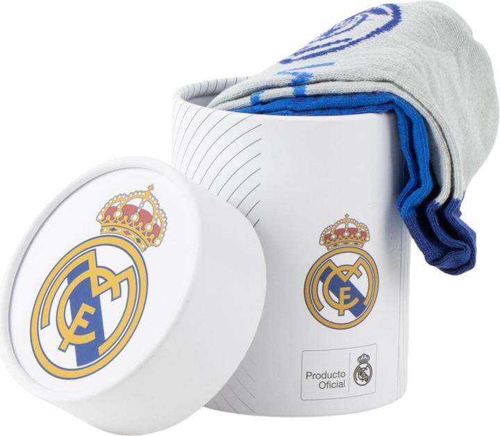 Actual product image Cerda Real Madrid Socks Set – Officially Licensed (3 Pack, Sizes 38–45) (pack of 3, 38 - 45)