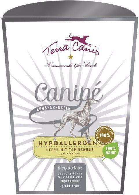 Terra Canis Leckerli Canipé hypoallergen Pferd mit Topinambur (Adult, Junior, Senior, 1 Stk., 200 g)